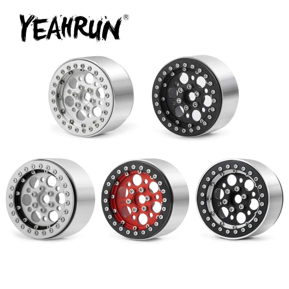 Колесные диски YEAHRUN 2 дюйма со стразами из сплава ступицы для Axial Wraith AX90018 1/10 детали