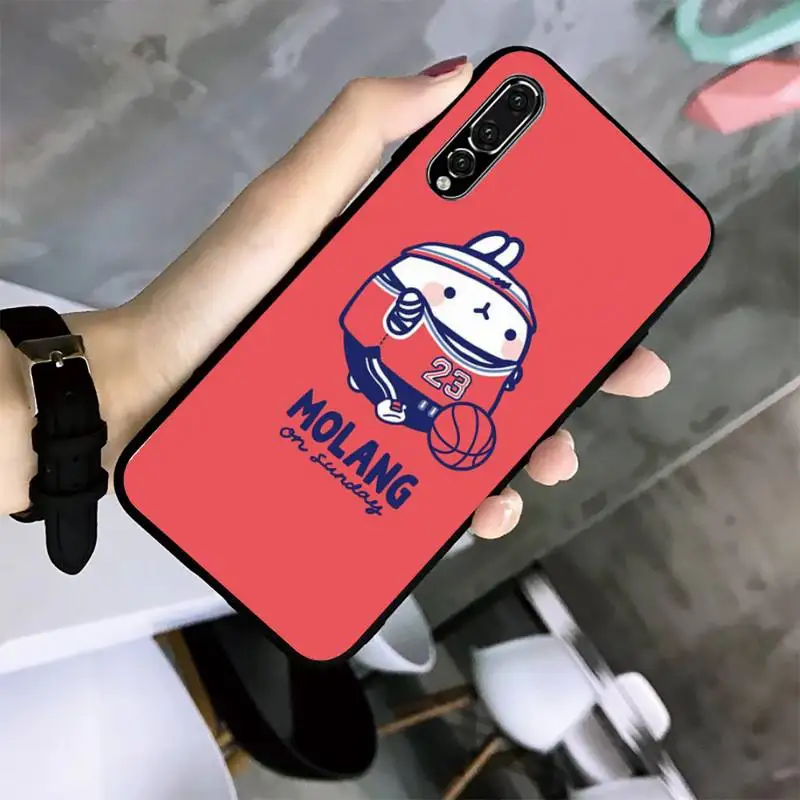 

YNDFCNB Cute princess Phone Case For Huawei G7 G8 P7 P8 P9 P10 P20 P30 Lite Mini Pro P Smart Plus Black Soft TPU cove fundas