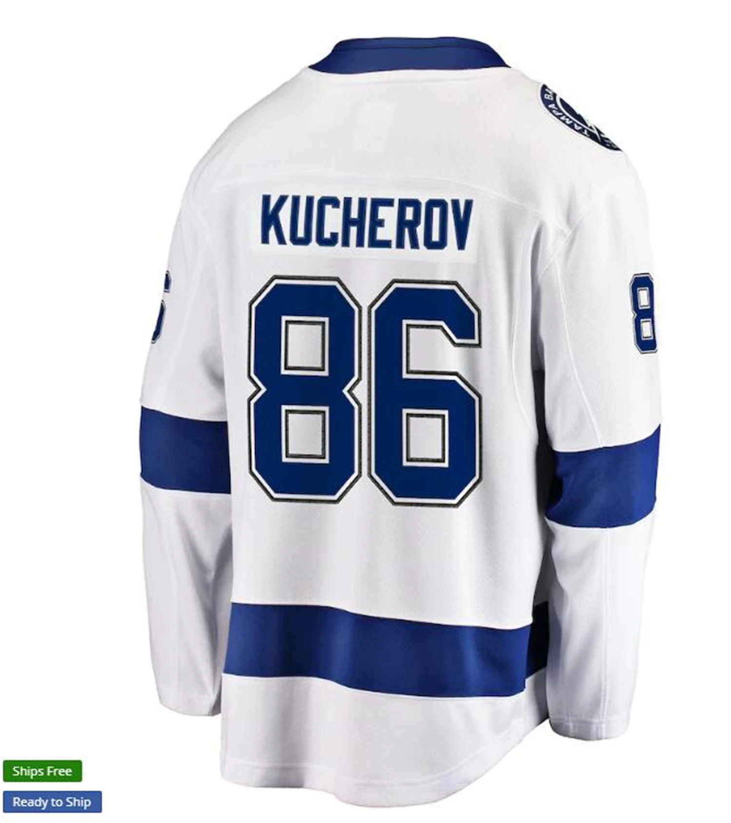 

Men's Bay Lightning Nikita Kucherov White Away Premier Breakaway Tampa Player Jerseys