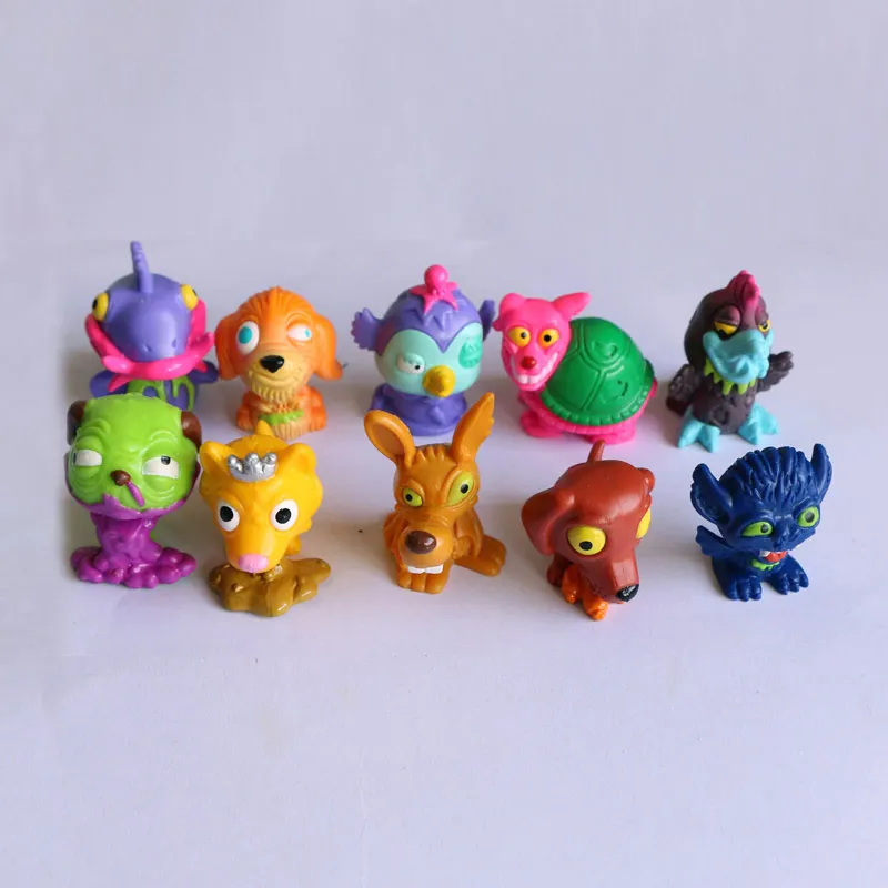 10 шт./лот оригинальные Аниме фигурки животных гнилые монстров коллекционные