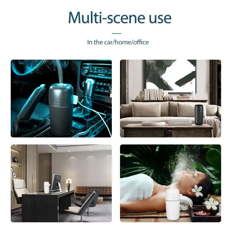 

Multifunctional Car Diffuser Office Purifier Glow Mode USB Home Deodorant Diffuser Practical Sprayers Humanized Circuit Design