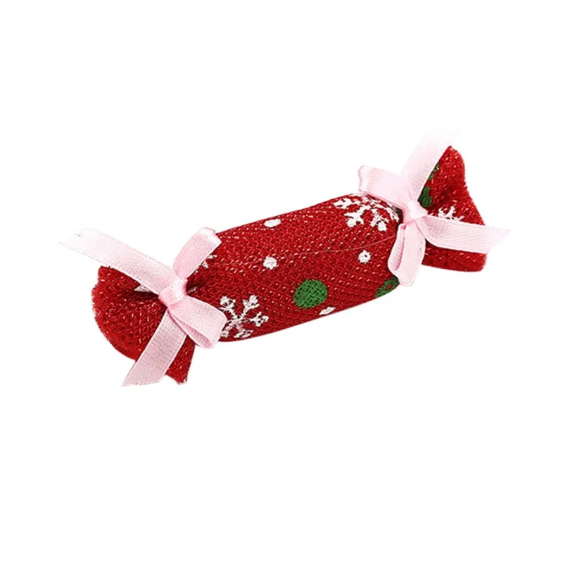 

Pet Toys Xmas Candy Shape Sachet Gift for Cats, Kittens Catnip Toy Healthy Interactive Playing Training Supplies Dropshipping