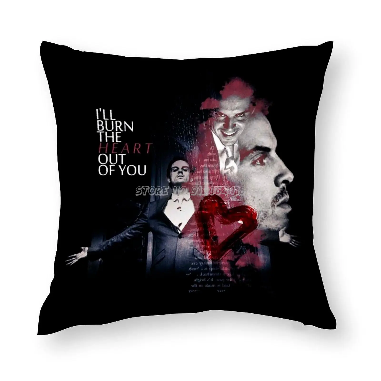 Я Ll сжечь сердце из вы Подушка Чехол фон накидки на подушки постельные