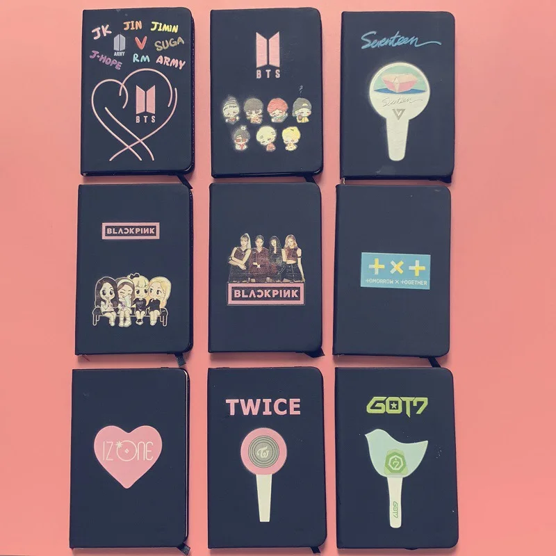 

HQBTSC Bangtan Boys Groups Notebook and notepad peripherals are the same