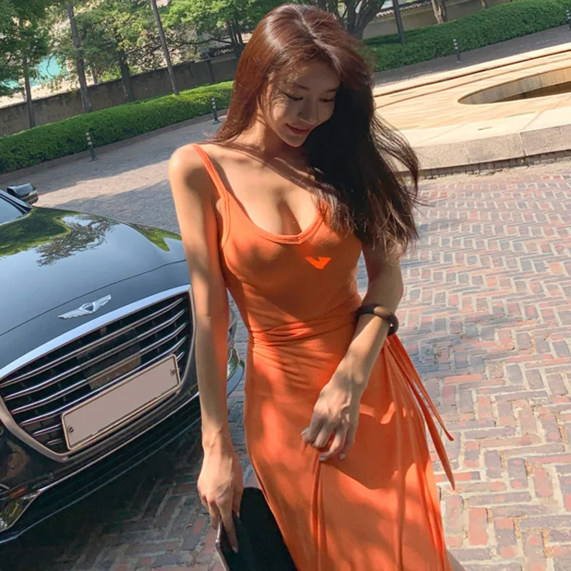 

Женская Асимметричная Свободная майка, повседневная хлопковая кофта в Корейском стиле, длинное платье, Z421