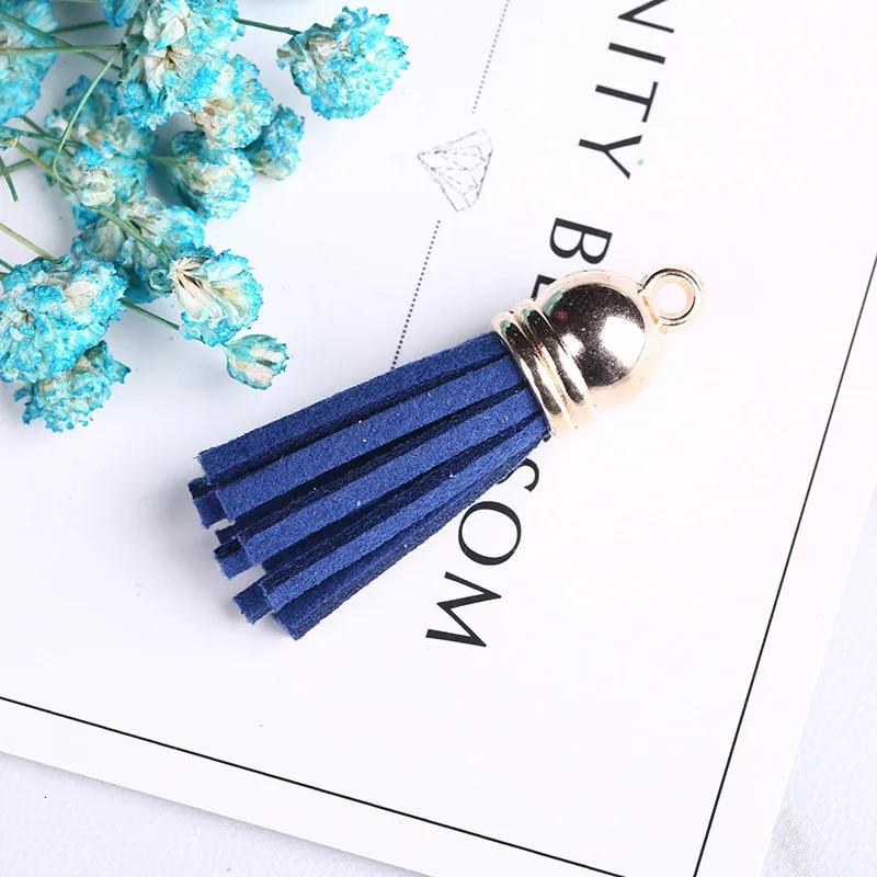 DIY 20 шт./лот мини Винтаж замшевые Ленточки с плоским дном для одежды мешок ювелирных изделий Шторы украшения дома аксессуары-кисточки - Цвет: 7