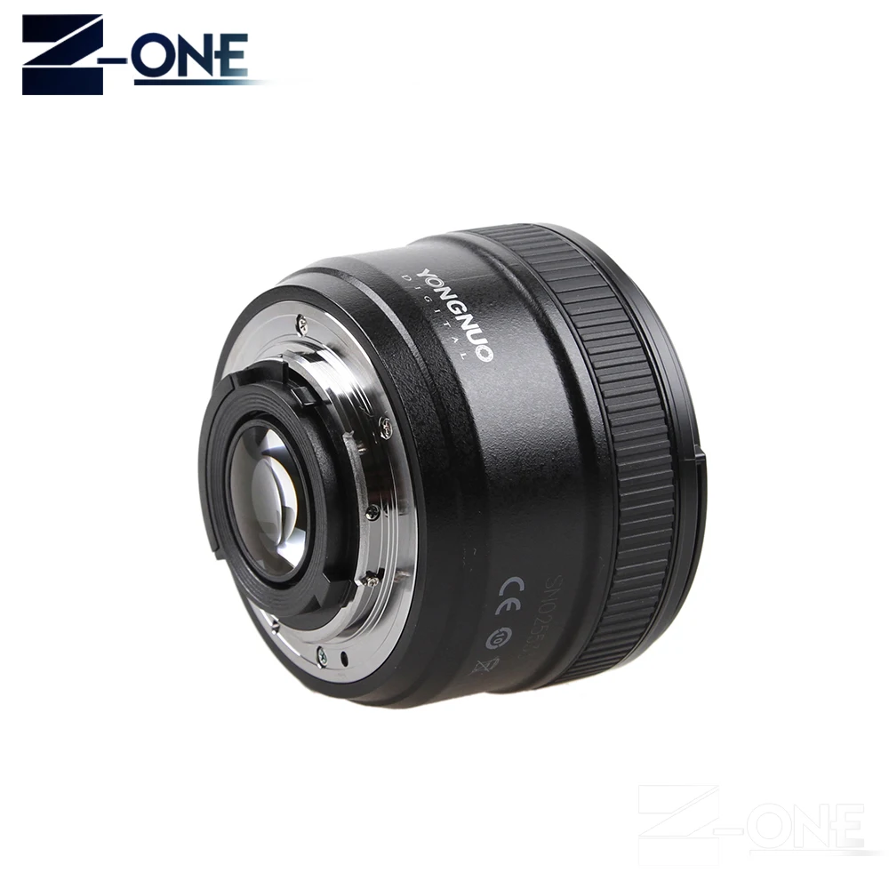 YONGNUO YN 35 мм F2 объектив камеры для Nikon Canon EOS YN35MM объективы AF MF широкоугольный 600D 60D 5DII
