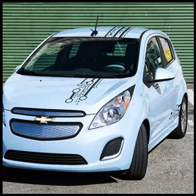 Наклейка на юбку автомобиля EV Sport Styling виниловая наклейка на тело индивидуальные наклейки для сада для Chevrolet Spark