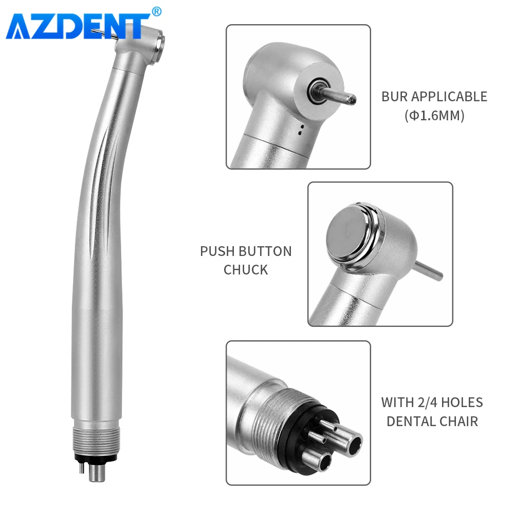 AZDENT стоматологический Стандартный высокоскоростной низкоскоростной наконечник
