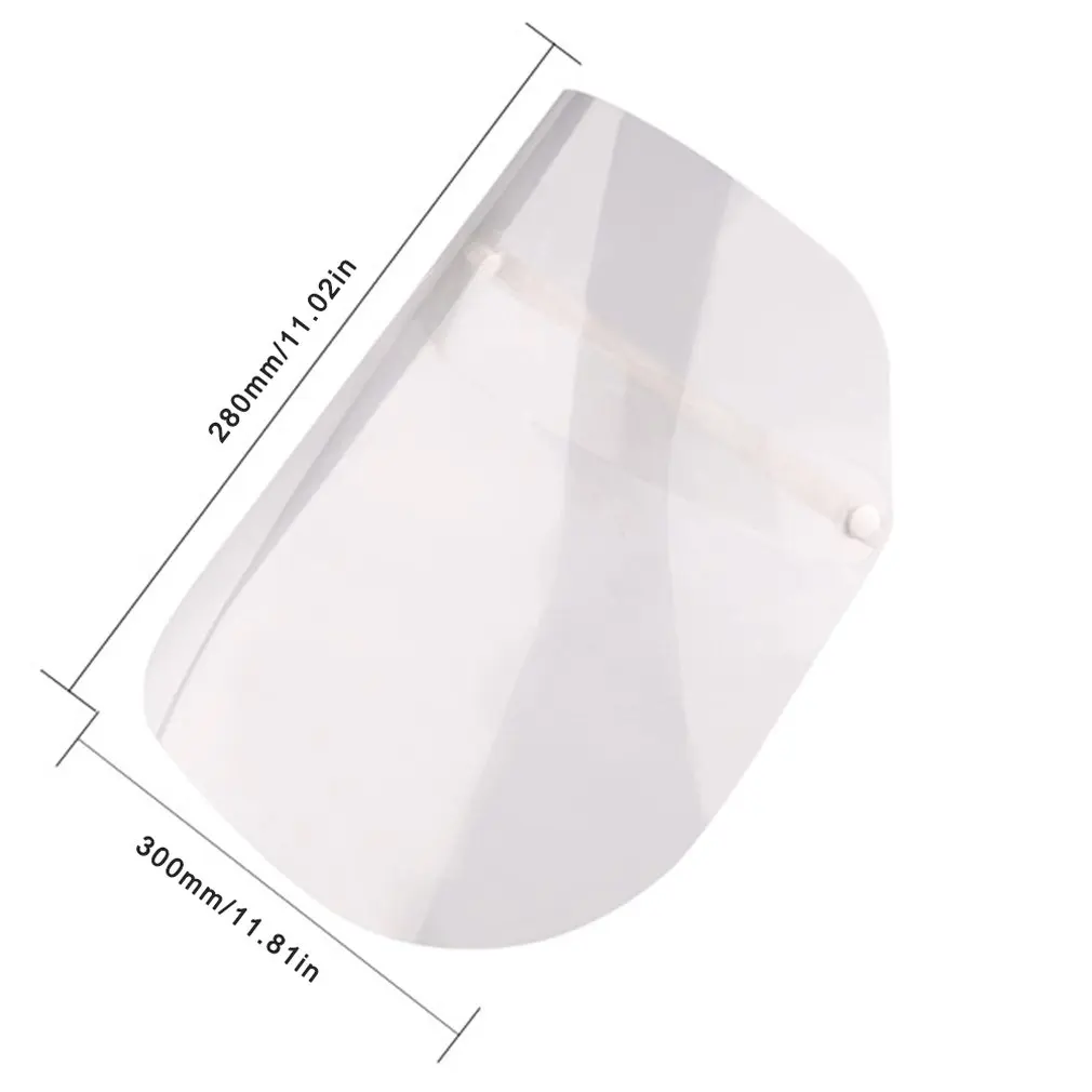 

1 Pcs Full Face Protective Mask Against Splashing Bacteria Saliva Transparent Head Mask Safety Full Face Shield