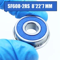 sf608rs bearing 4pcs 8x22x7 mm abec 3 hobby electric rc car truck sf608 rs 2rs ball bearings sf608 2rs blue sealed