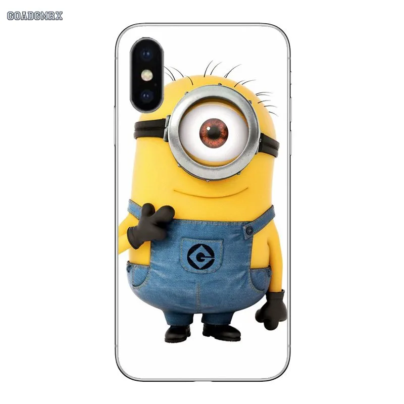 Из мультфильма Гадкий я mi nions Xiaomi Redmi Note 2 3 4 5 5A 6 7 8 Pro Lite 9 SE 5S 5X 6X Pocophone F1 прозрачный