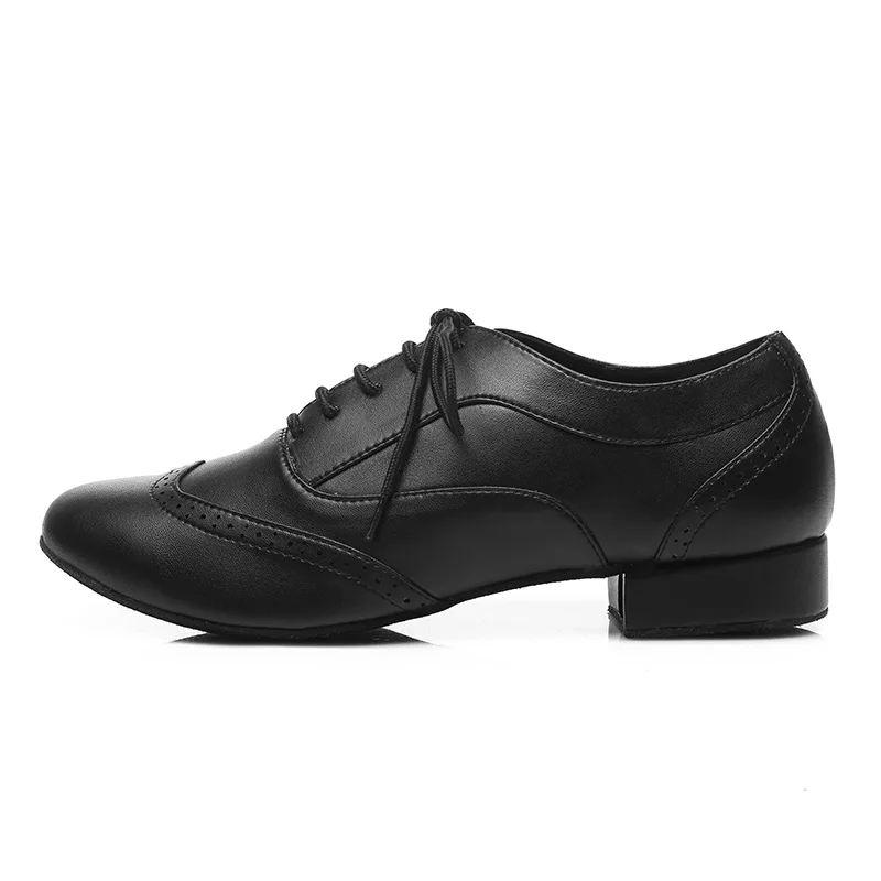 Мужские Танцевальные Туфли DKZSYIM для мальчиков черные туфли на низком каблуке