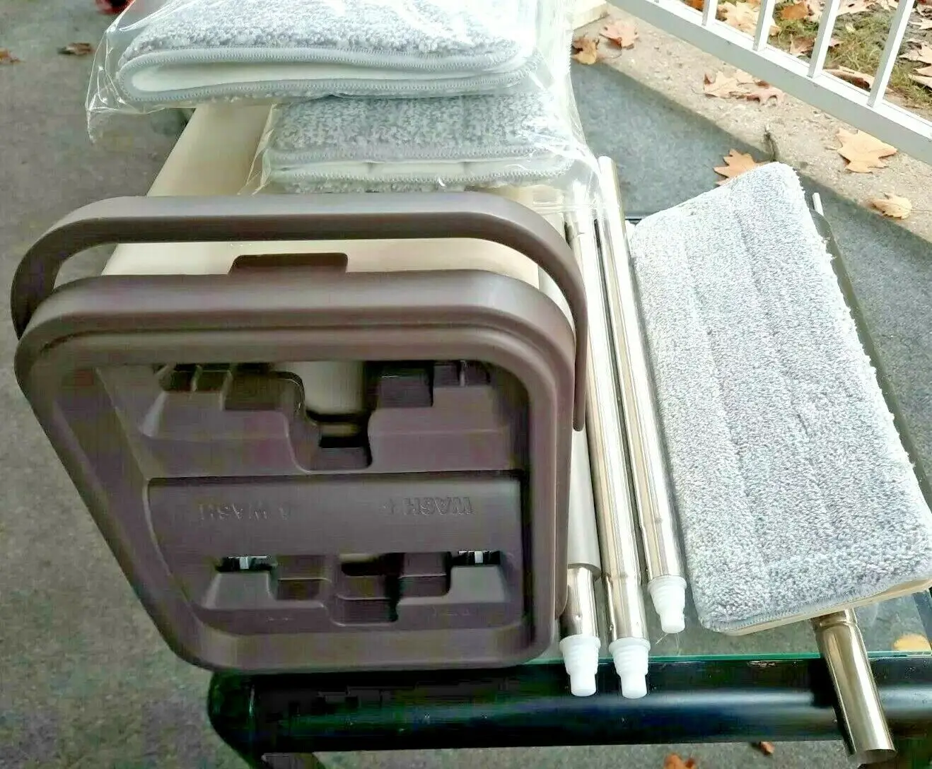 

Плоская Швабра BOOMJOY из микрофибры с ведром, Швабра для мытья пола без рук