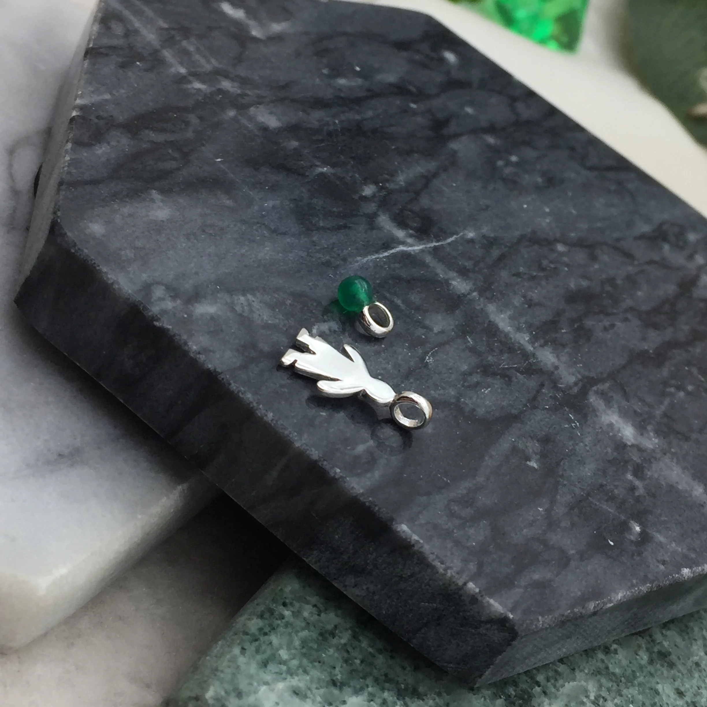 

1:1 925 Sterling Silver Customized Human Shape Fashion Personality Pendant