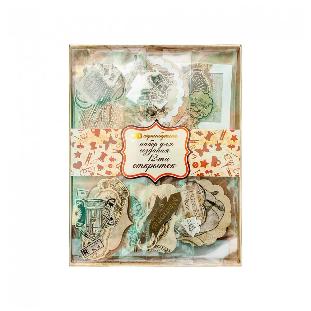 Набор Белоснежка для создания 12 ти открыток &quotРетро&quot|Поделки своими руками| |