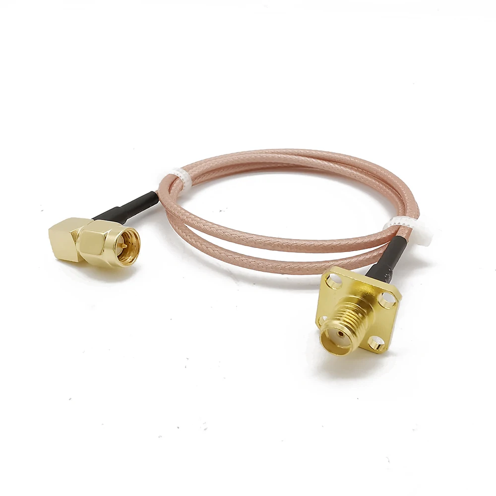 RF Sma Гнездовой монтажный на наружный прямоугольный разъем коаксиальный гибкий