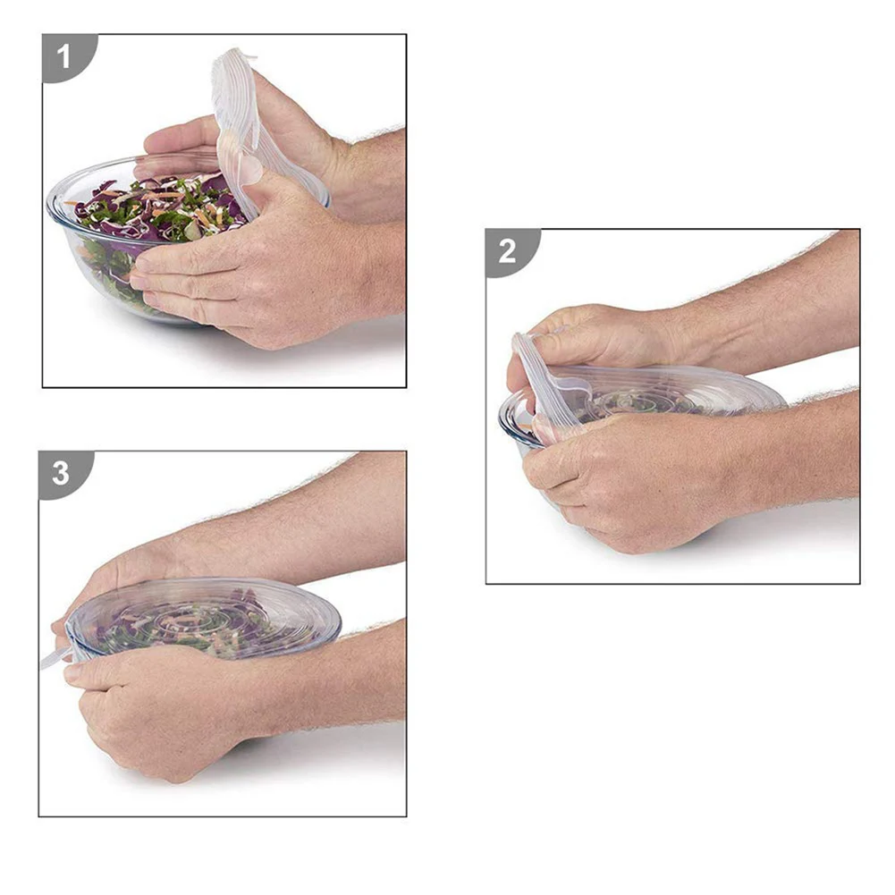 6/12 шт. силиконовые крышки для посуды | Дом и сад