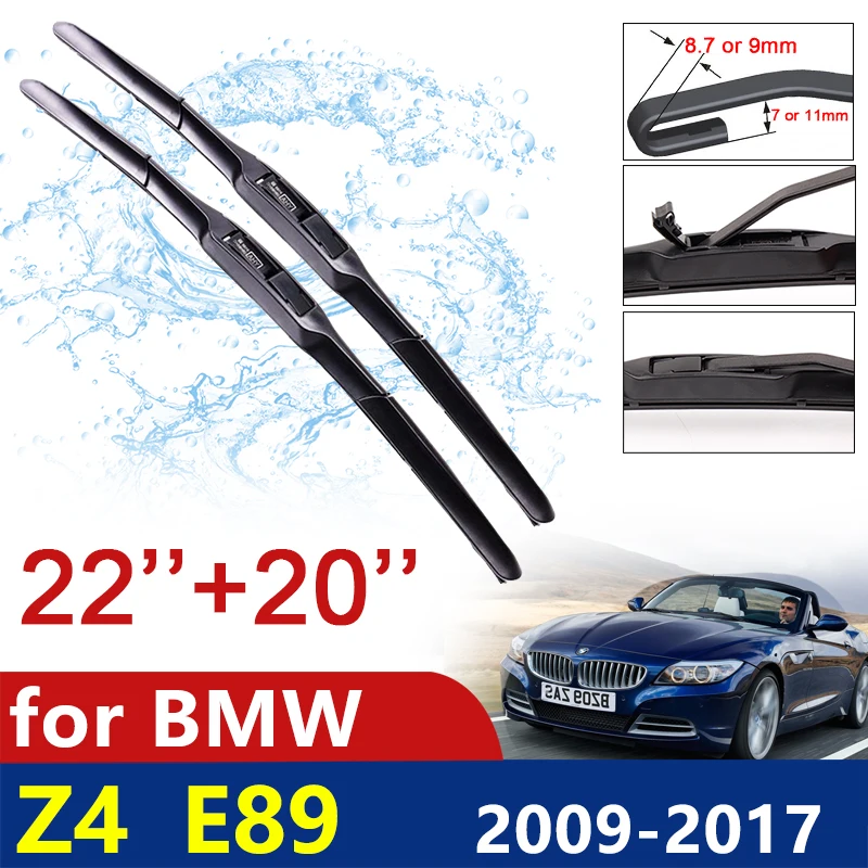 

Для BMW Z4 E89 2009 ~ 2017 2010 2011 2012 2013 2014 2015 2016 переднего лобового стекла стеклоочистители, автомобильные стеклоочистительные полосы, аксессуары для ...