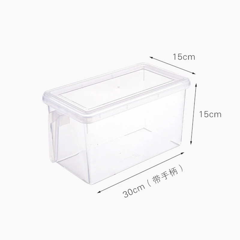 Кухня прозрачный PP коробка для хранения зерна контейнер фасоли содержит