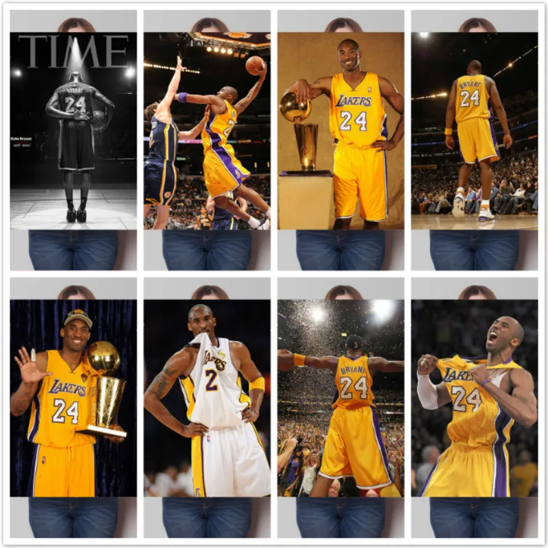 60x90 см постер &quotКобе&quot водонепроницаемый стикер для стены настенный бумажный с