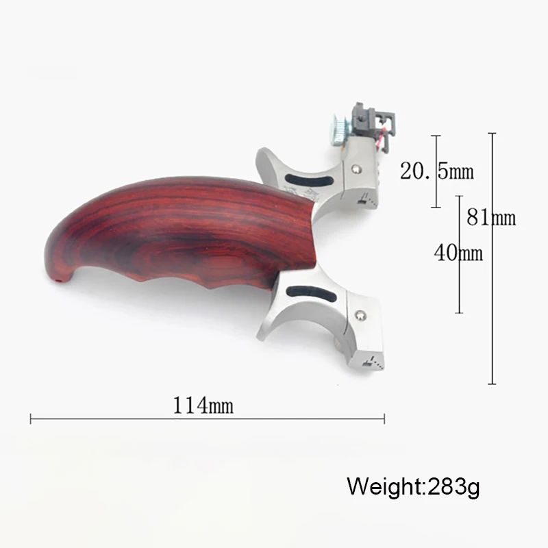 Рогатка охотничья из нержавеющей стали + деревянная ручка с механическим