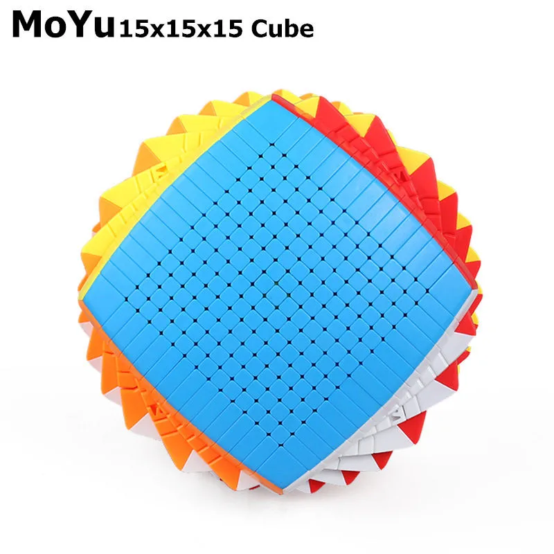 MoYu 15 слоев 15x15x15 магический скоростной куб головоломка без наклеек Обучающие