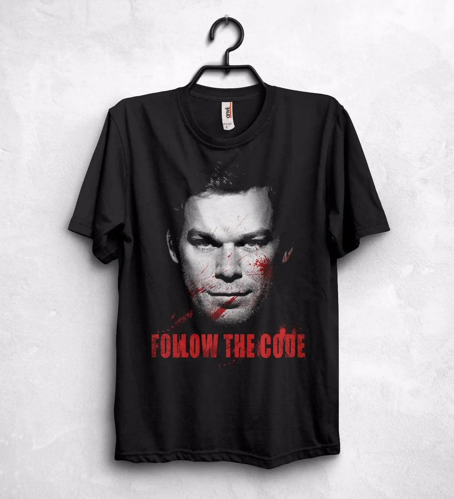 Следуйте коду футболка топ Dexter серийный убийца ТВ шоу подарок тайна бесплатная