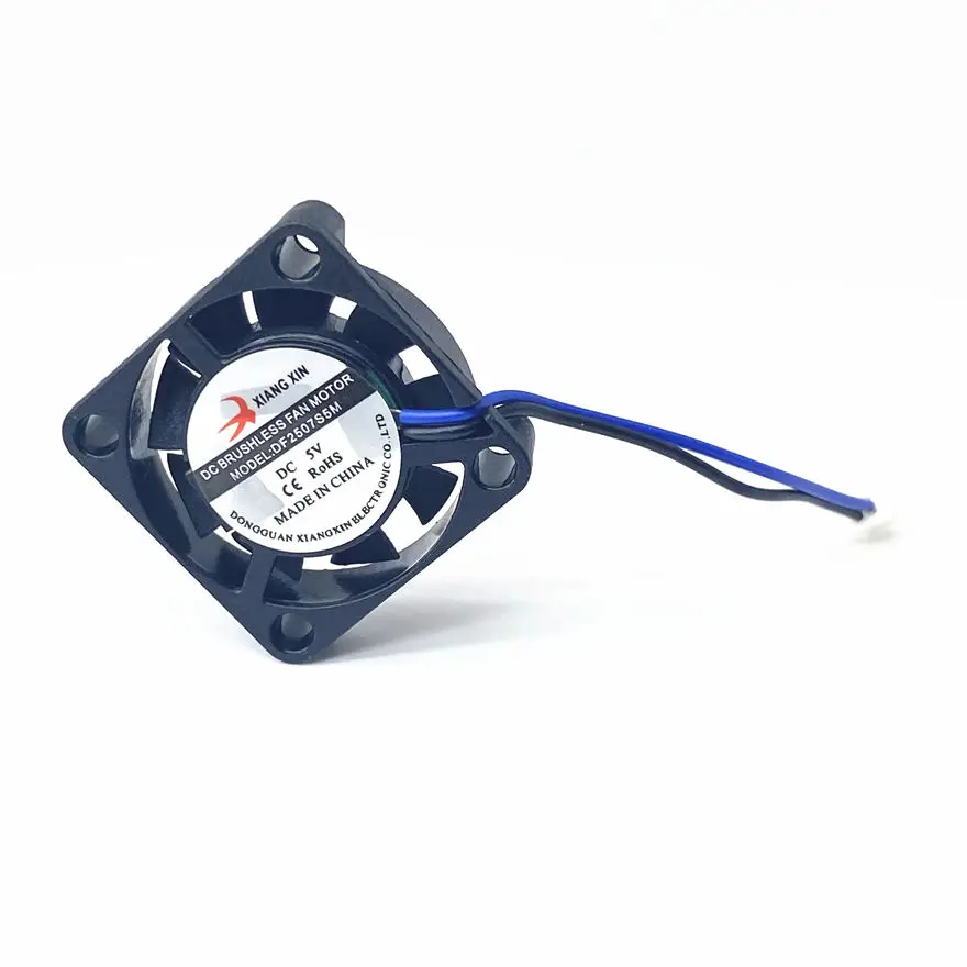 Новый DC 3v ~ 5V 2507 25x25x7 мм охлаждающий вентилятор 11000 об/мин A жидкостный подшипник