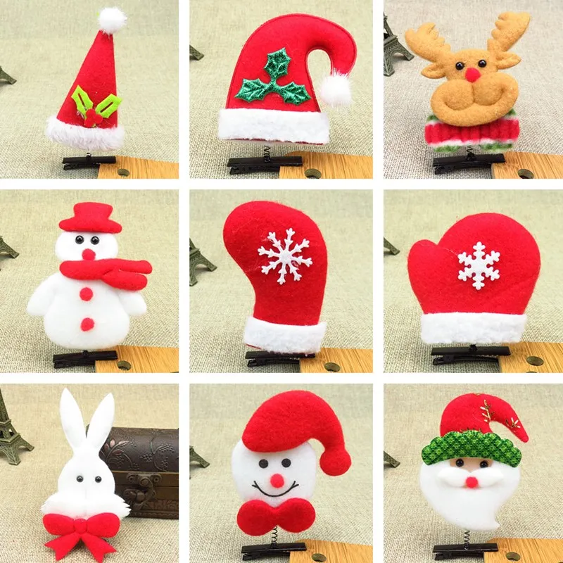 1 шт. рождественские заколки для волос милые маленьких девочек весенние с деревом