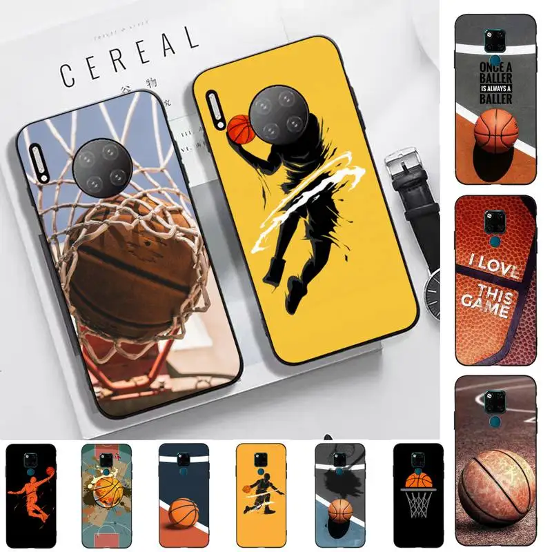 

TOPLBPCS Basketball basket Ball Phone Case for Huawei Mate 20 10 9 40 30 lite pro X Nova 2 3i 7se