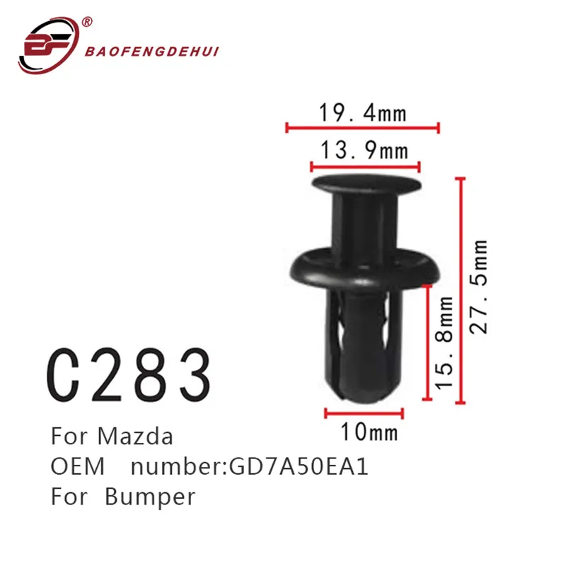 

For Mazda GD7A50EA1 Bumper Positioner Plug Fastener