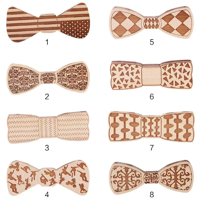 Мужские Завязывающиеся галстуки бабочки для мальчиков геометрический ромб