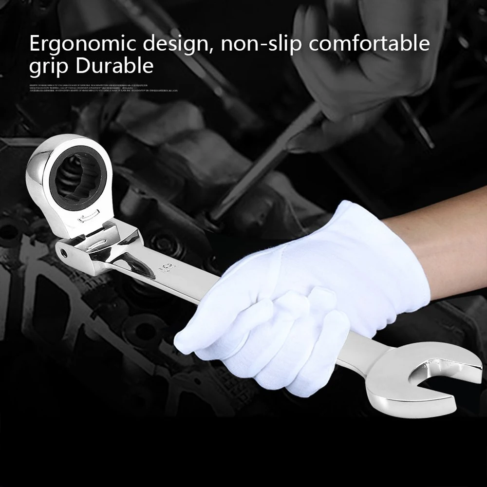 Ключ трещетка набор гаечных ключей гибких ручной инструмент. Универсальный