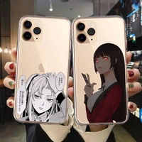 japanese anime kakegurui jabami yumeko tpu soft phone case for iphone 13 pro max xs 6s 7 8 plus 12 mini 11 pro max fundas coque