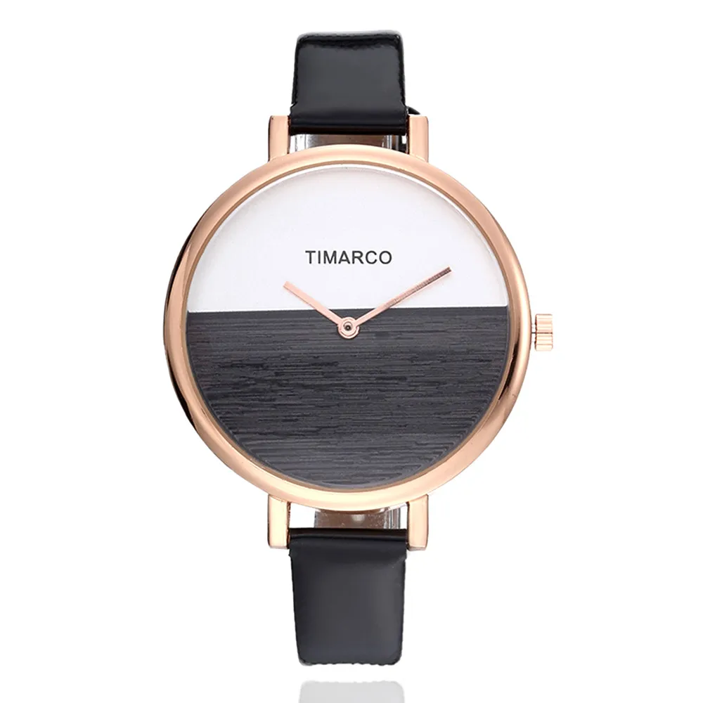 

Женские часы, 2019, новые стильные женские модные часы, кожаный ремешок, Простой циферблат, кварцевые наручные часы Horloges Vrouwen