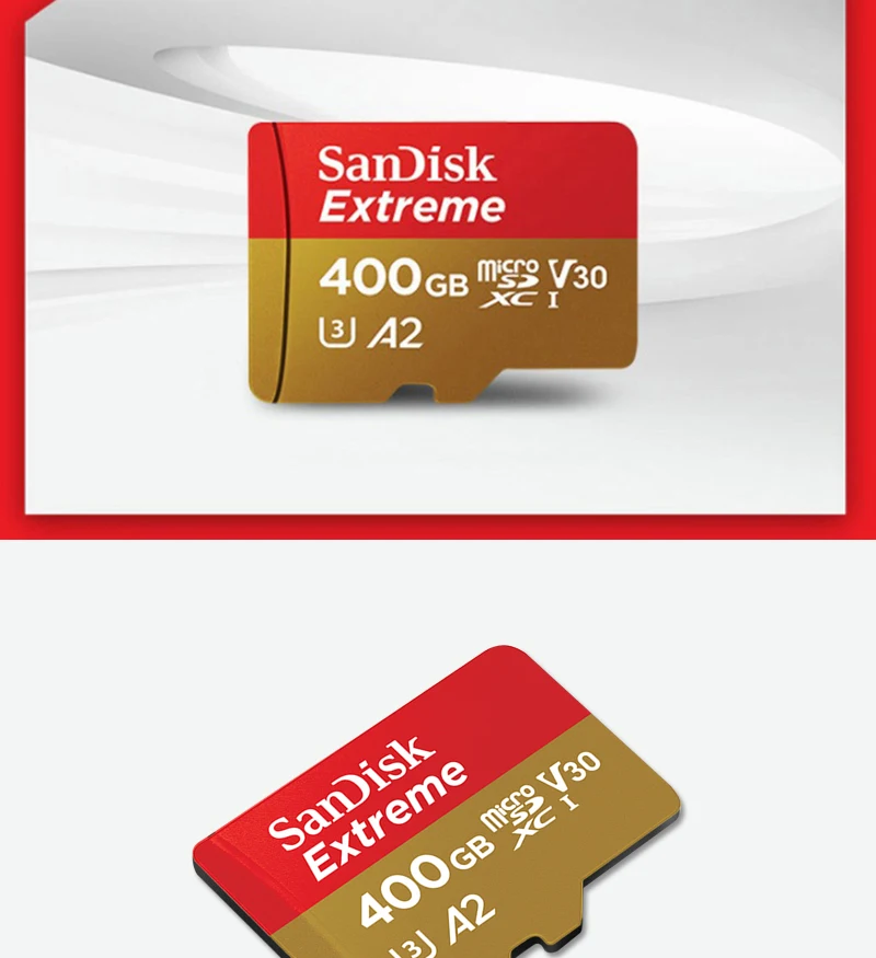 Оригинальная карта памяти SanDisk Micro SD, 64 ГБ, A2, экстремальная карта памяти, 128 ГБ, 256 ГБ, 160 Мб/с, TF карта, флеш-накопитель для смартфона