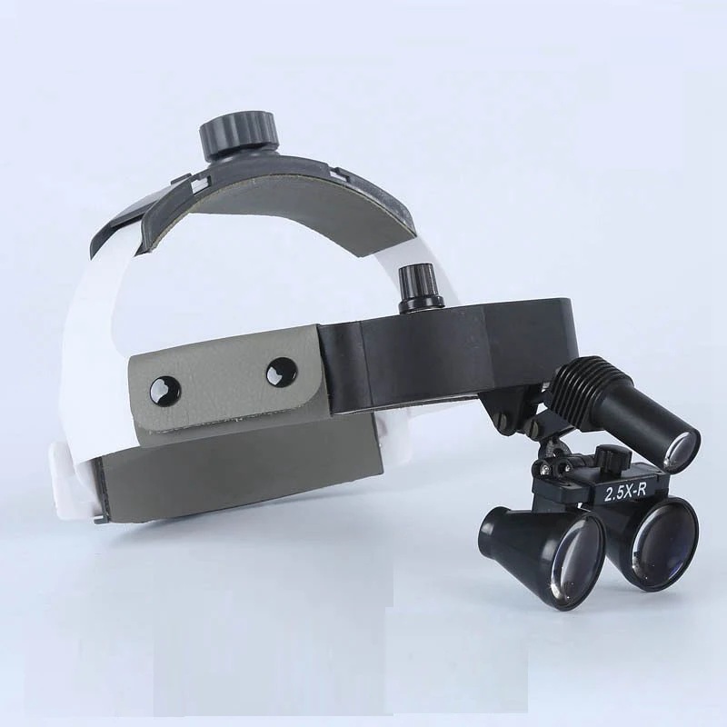 

2.5X 3.5X Dental Loupe Helmet Illuminated Dental Magnifier Surgical Headlight Oral Root Canal Magnifying Glass with LED Lights