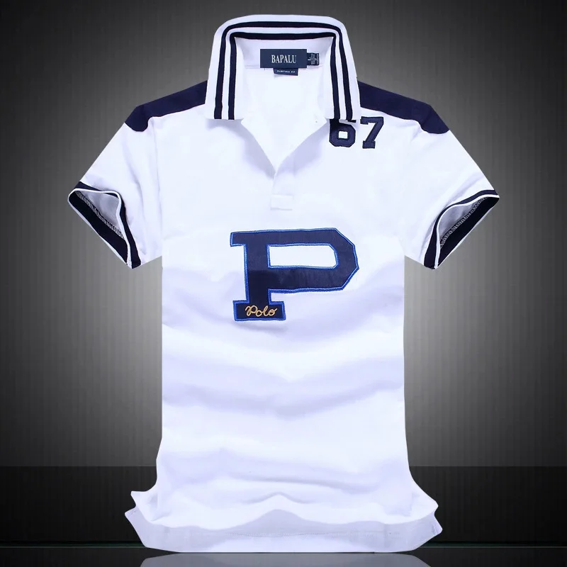 

New Men Summer Brand Cotton Short Sleeve Clothing Famous Camisa Masculina Casual Sportswear Breathable Polo Shirts S-5XL