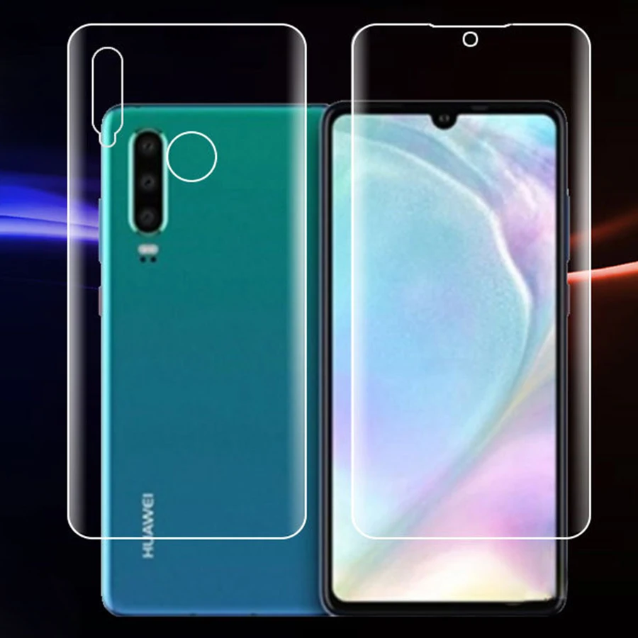 Передняя и задняя защитная пленка для Huawei P30 Pro P20 Lite Honor View 20 8X 9X | Мобильные