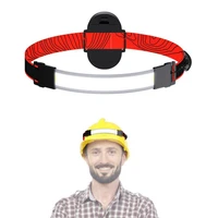 soft light mini patch running led headlight elastic with headband portable outdoor light three light modes walking night fishing