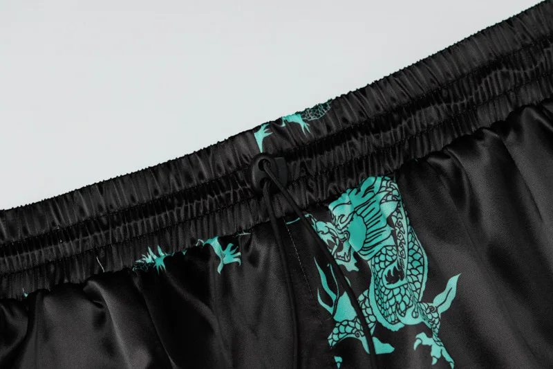 

Dragon Printed Sweatpants Women Autumn Chinese Style High Waist Drawstring Trousers Elastic Casual Loose Pants Jogger Mujer