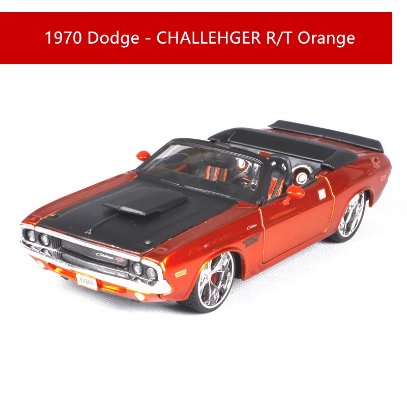 Maisto 1:24 2008 Dodge Challenger имитация сплава Модель автомобиля ремесла украшение Коллекция игрушек инструменты подарок - Цвет: Красный