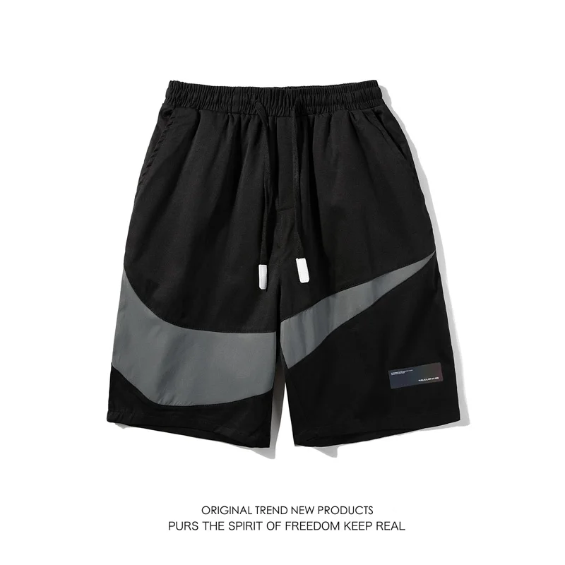 

Men's outdoor sports cycling shorts sports running basketball pants mountain bike bicycle shorts loose straight five-point pants