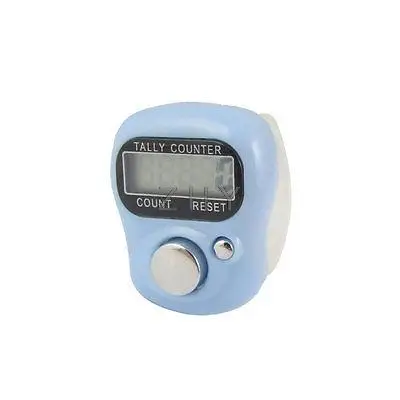 Adjustable Band Babyblue Case Resettable Finger Counter |