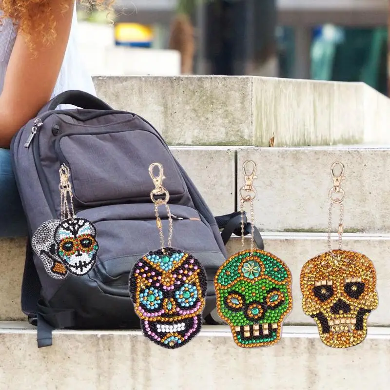 1 6 шт. брелки для ключей с вышивкой|Алмазная мозаика и вышивка| |