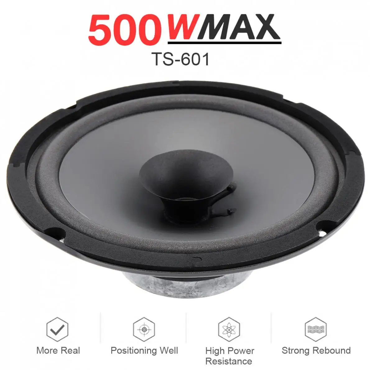 

1pc 6 Inch 500W Universal Car HiFi Coaxial Speaker Vehicle Door Auto Audio Music Stereo Full Range Frequency Speakers Subwoofer