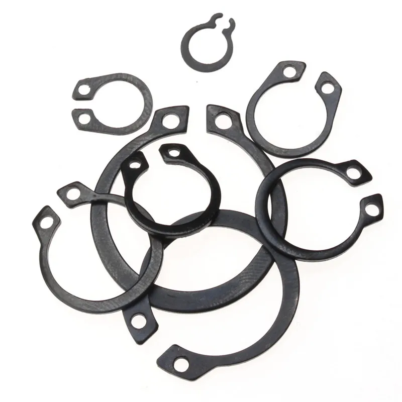 

300 pieces/Set pressure washers carbon steel safety retaining ring C-clip M3 M4 M5 M6 M8 M16 inner parts