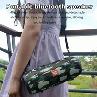 powerful 40w portable high power wireless bluetooth speakers outdoor subwoofer fm radio for pc computer sound box audio center