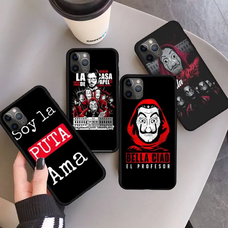 

Money Heist House Paper La Casa de papel Phone Case For iphone 12 11 13 7 8 6 s plus x xs xr pro max mini